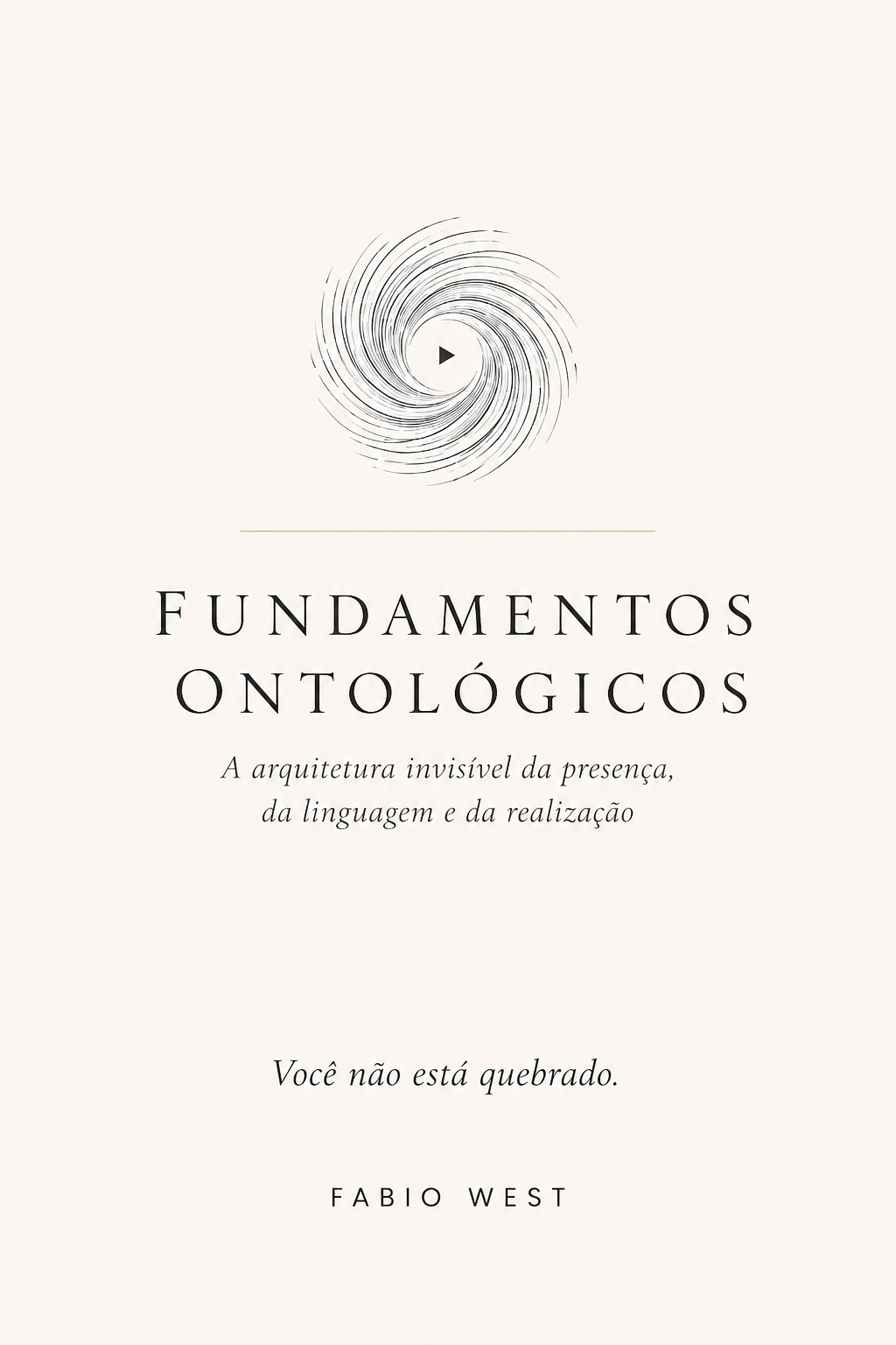 Fundamentos Ontológicos — capa